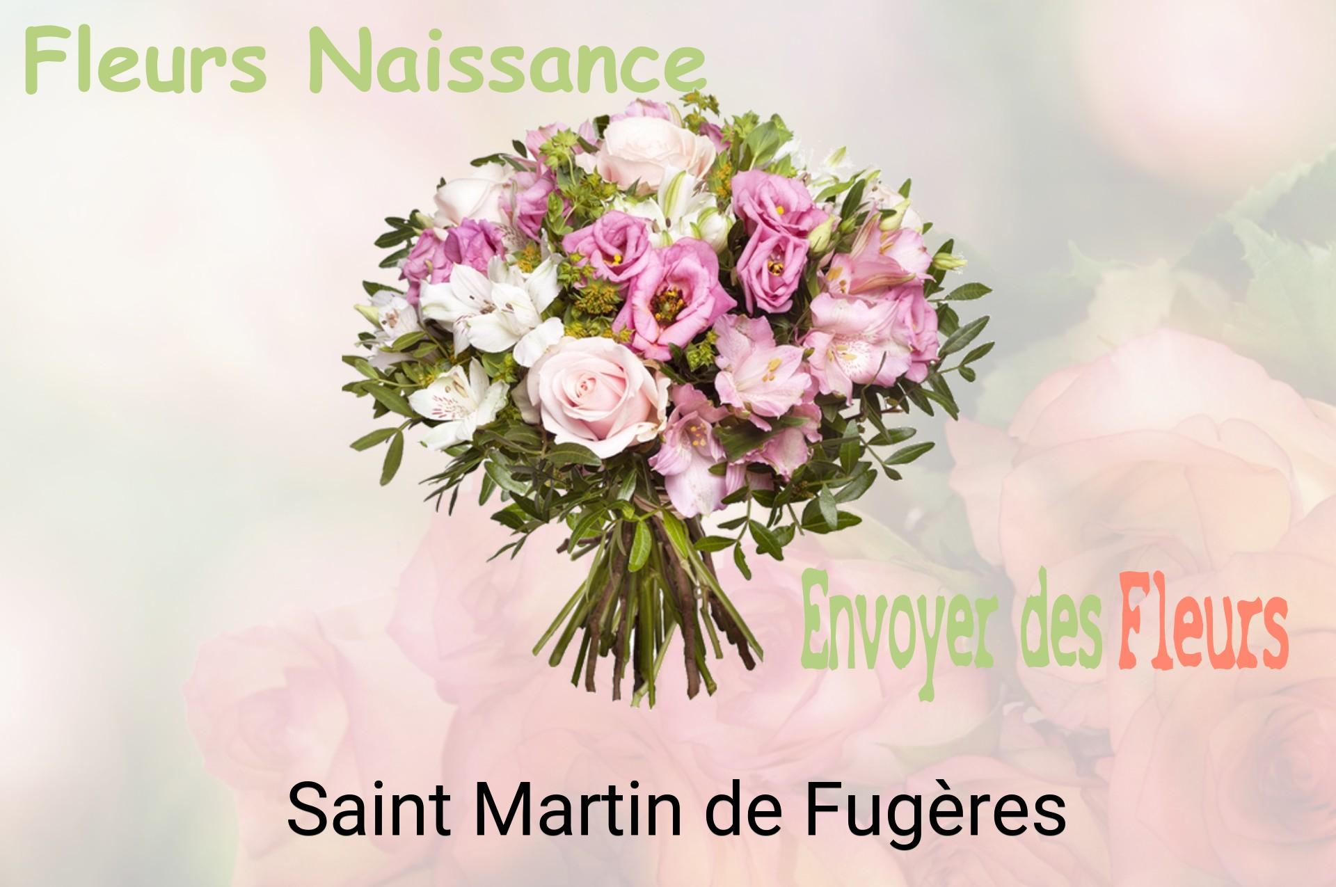 Bouquet de fleurs de naissance livré à Saint-Martin-de-Fugères