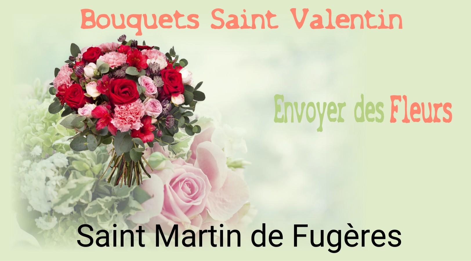 Roses de Saint-Valentin livrées à Saint-Martin-de-Fugères
